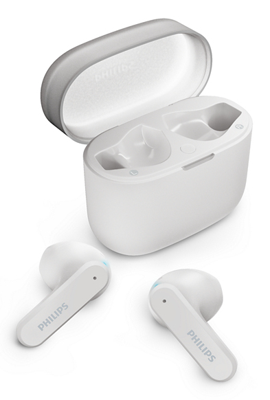 Philips TAT2139WT00 écouteurs Intra Auriculaires sans Fil Petits Embouts Bon Rapport qualité Prix Son Naturel avec Basses dynamiques appels clairs et étui de Chargement de Poche - vue 8