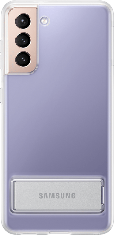 Coque Fonction stand Transparente pour Samsung G S21 5G Samsung