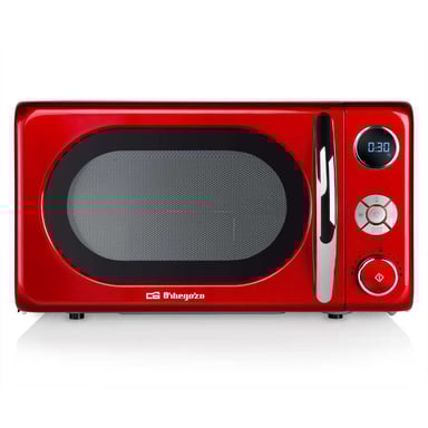 Microonde digitale Orbegozo Mig2042 700w con grill da 20 litri e design rosso e argento