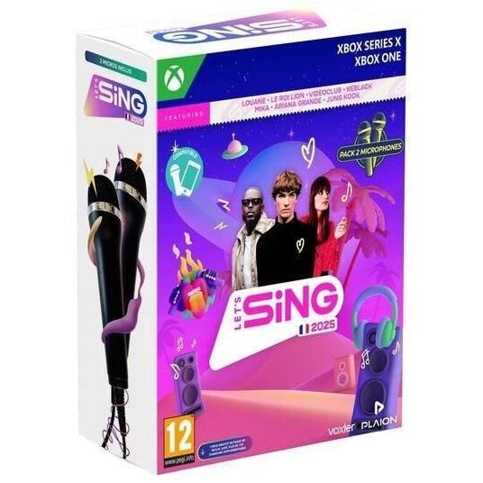 Let's Sing 2025 + 2 Micros - Jeu Xbox Series X - Neuf