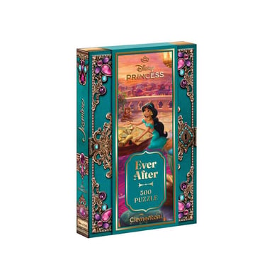 Puzzle Clementoni Ever After 500 pièces Princess Jasmine Sarcelle et doré - Neuf