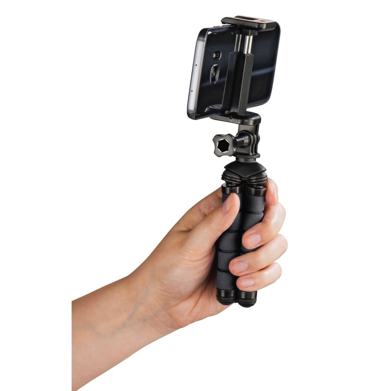 Mini trépied Flex pour smartphone et GoPro, 14 cm, noir
