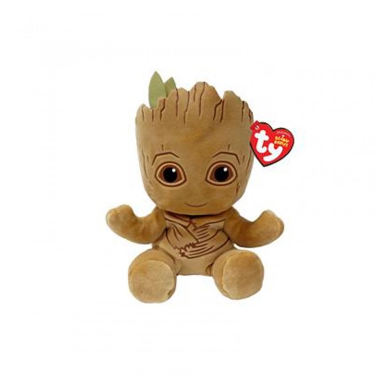 Marvel Beanie babies soft Peluche Groot 15 cm