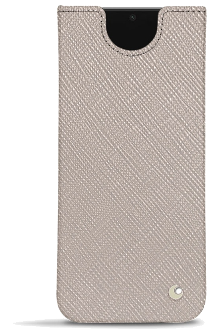 Pochette cuir Samsung Galaxy S21 - PochetteGris