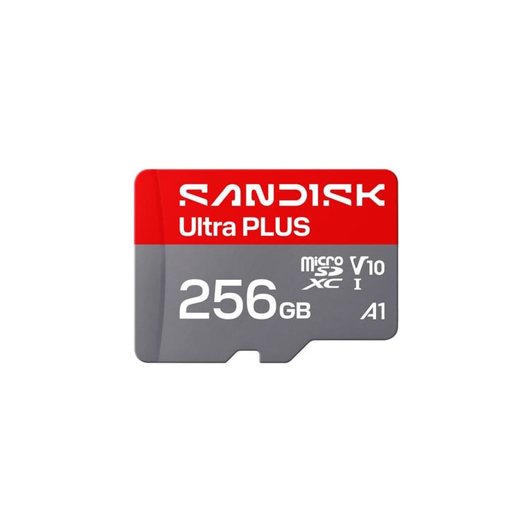 Carte UHS I microSDXC SANDISK Ultra PLUS jusqu''a 200 Mo/ en lecture video Full HD V10 U1 C10 A1 - vue 2