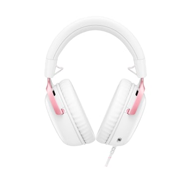 HyperX Cloud III - Auriculares gaming (blancos/rosas)