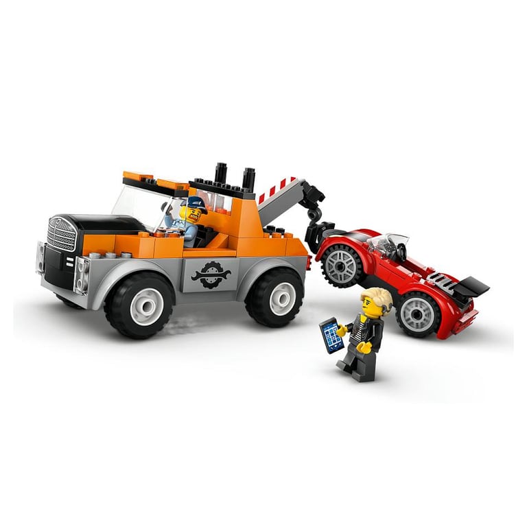 Dépanneuse et Voiture de Sport LEGO City 60435 : Aventures Créatives pour Enfants - Neuf