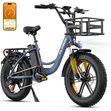 Vélo électrique pour adultes Flyrun F2013 avec batterie amovible 48V 13Ah – Bleu