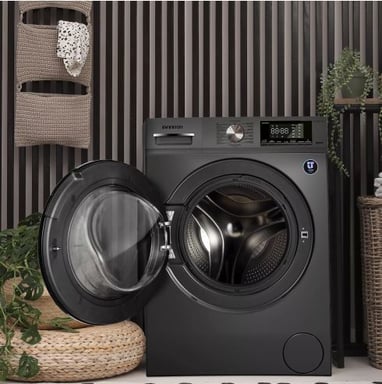 Lavadora Carga Frontal Infiniton WM-S94ADX, 9 kg, 1400 rpm, A, 15 Programas, Dark Inox