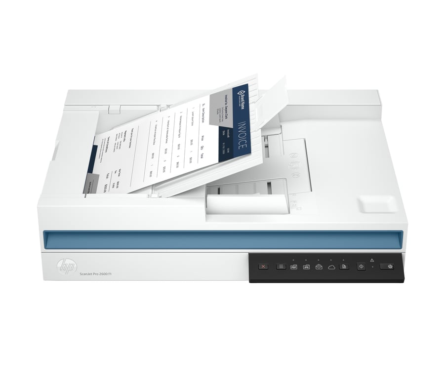 HP ScanJet Pro 2600 f1 Scanner à plat A4 avec chargeur automatique jusqu'à 25 ppm50 ipm 600 x 600 DPI Neuf - vue 1