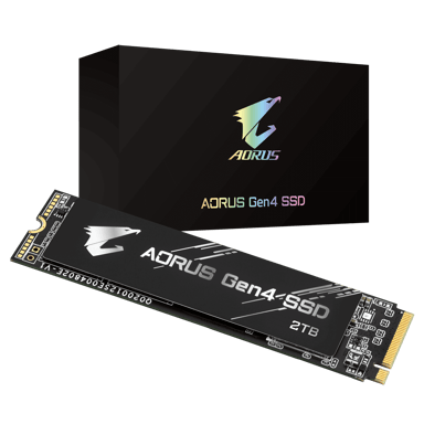 Gigabyte AORUS Gen4 SSD - 2 To M.2 PCIe 4.0 NVMe