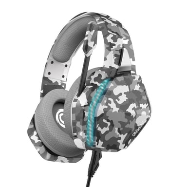 Auricular gaming con cable Oniverse Nebula Multiplataforma Camuflaje urbano