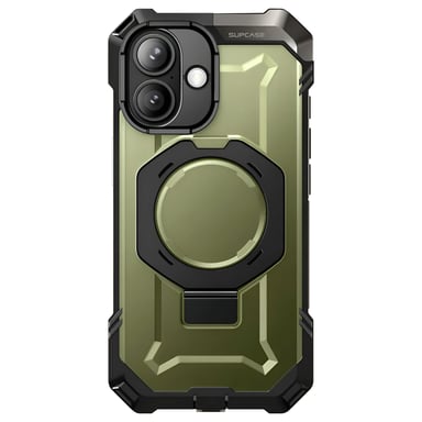 Coque Renforcée pour iPhone 17 Série Unicorn Beetle Grip avec Béquille Kaki