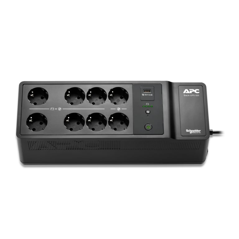 Apc Back ups 500va 8 Schuko Outlets - vue 1
