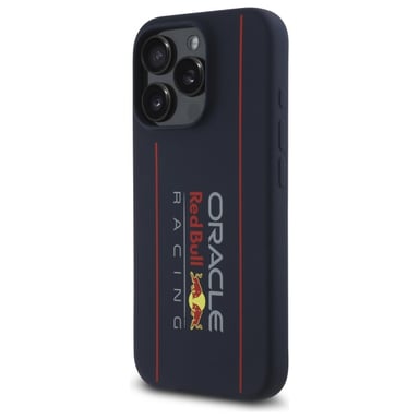 Custodia Red Bull per iPhone 15 Pro Max 6,7'' Custodia rigida blu navy Silicone verticale logo MagSafe