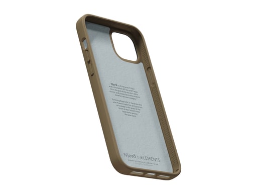 Custodia Njord byELEMENTS Suede Comfort+ - iPhone 14 Plus - Camel Apple iPhone 14 Plus