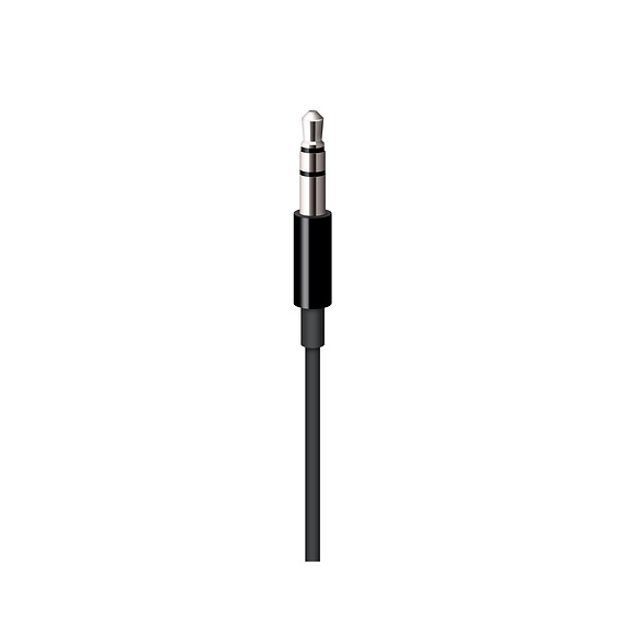 Apple MR2C2ZM/A câble audio 1,2 m 3,5mm Lightning Noir - Neuf