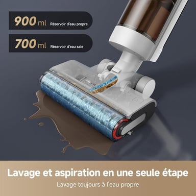 Aspirateur balai Dreame G10 Pro Wet & Dry sans sac 16 000 Pa avec auto-nettoyage de serpillère Blanc