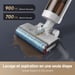 Aspirateur balai Dreame G10 Pro Wet & Dry sans sac 16 000 Pa avec auto-nettoyage de serpillère Blanc