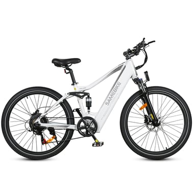 Samebike XD26-II Bicicleta eléctrica para adultos, 750 W, 26 pulgadas, suspensión total, batería de 48 V y 14 Ah