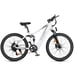 Samebike XD26-II Bicicleta eléctrica para adultos, 750 W, 26 pulgadas, suspensión total, batería de 48 V y 14 Ah