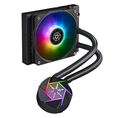 Silverstone VIDA 120 SLIM Boitier PC Kit de refroidissement du liquide 12 cm Noir 1 pièce(s)