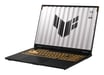 ASUS TUF Gaming F16 TUF608JPR-ISCQT150W Intel® Core™ i7 i7-14650HX Portátil 40,6 cm (16'') WQXGA 32 GB DDR5-SDRAM 1 TB SSD NVIDIA GeForce RTX 5070 Wi-Fi 6E (802.11ax) Windows 11 Home Negro, Gris