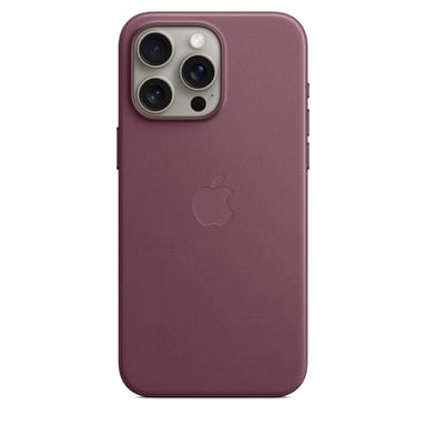 Coque en tissage fin avec MagSafe pour iPhone 15 Pro Max Mûre