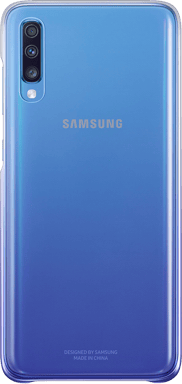 Coque rigide violette et transparente Evolution Samsung pour Galaxy A70 A705