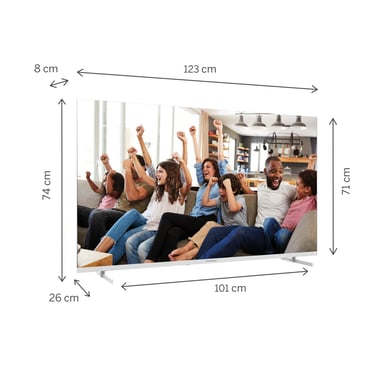 Thomson 55UG4S14W TV 139,7 cm (55'') 4K Ultra HD Smart TV Wifi Blanc