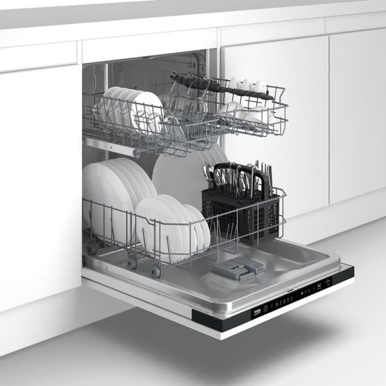 Lave-vaisselle encastrable 60 cm BEKO BLVI74F 13 couverts 5 programmes 48 dB Classe D Noir - Neuf