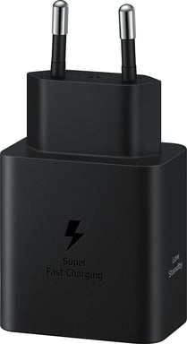 Kit Chargeur USB C 45W + Câble USB C / USB C 1.8m Noir Samsung