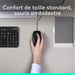 Logitech Desktop MK120 teclado Ratón incluido USB AZERTY Francés Negro