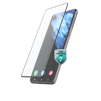 Cristal protector de pantalla completa para Samsung Galaxy S22 5G, negro