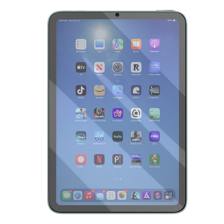 Verre de protection d'écran pour Apple iPad mini 8.3 2021 Ultra mince Neuf - vue 2