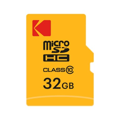 Scheda di memoria Micro SDHC KODAK da 32 GB con adattatore - Soluzione di archiviazione ad alta velocità