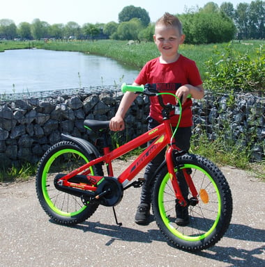 Volare 21523 vélo Vélo de ville Rouge 16 ''