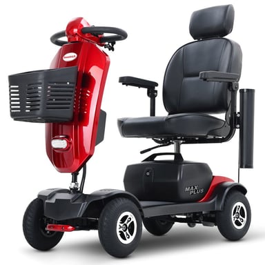 Patinete eléctrico Sweetrich MAX PLUS, motor 300W, batería 24V 20Ah, velocidad máxima 6 km/h. Alcance 25 km, rojo