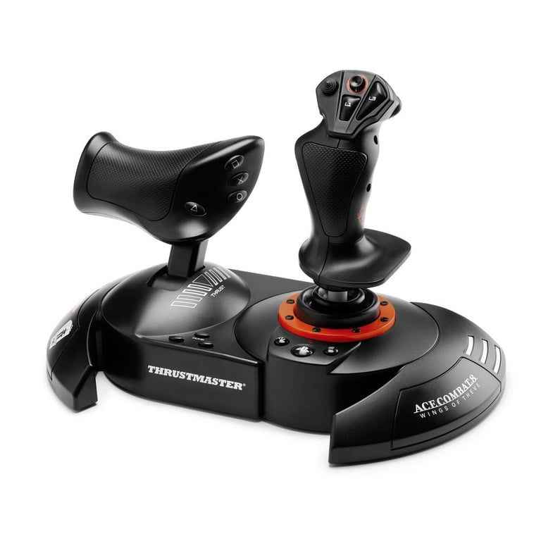 Joystick HOTAS Thrustmaster T.Flight NEO Ace Combat 8 Wings of Theve Noir 7 axes 16 boutons PS5 PC - Neuf