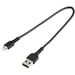 StarTech.com Cable Resistente USB-A a Lightning de 30 cm Negro - Cable de Sincronización y Carga USB Tipo A a Lightning con Fibra de Aramida Resistent