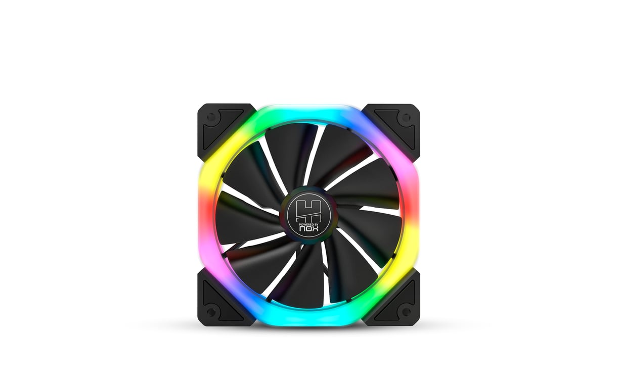 Nox D-Fan Boitier PC Ventilateur 12 Cm Noir