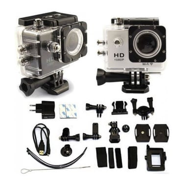 SJCam SJ4000 Wi-Fi Caméra d'action étanche 30 m 12MP Angle 170 ° 1080p HD 2.0 Écran LCD Bleu