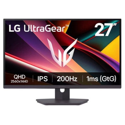 Moniteur Gaming LG 27G610A-B 27  QHD 2560x1440 200Hz IPS FreeSync HDR400 1ms VESA 100x100 - Neuf
