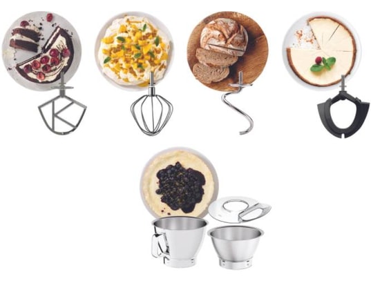 Robot pâtissier Kenwood Chef Titanium 5 L Argenté - Neuf