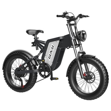 Bicicleta eléctrica para adultos GUNAI MX25 20'' 1000W 25Ah Bicicleta de cross con suspensión total