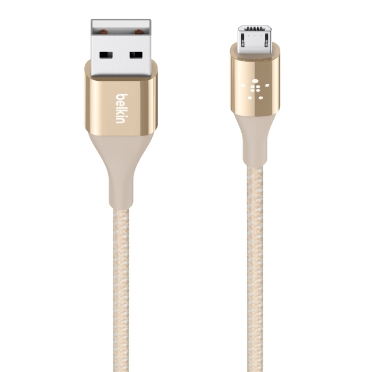 Cable USB DuraTek de Belkin de 1,2 m USB 2.0 USB A Micro-USB B Dorado