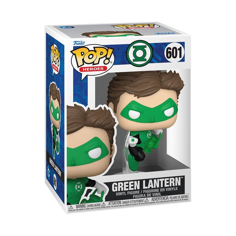 Figurine vinyle Funko Pop! Heroes Green Lantern n°601 11,4 cm Boîte vitrine Coloris unique - Neuf