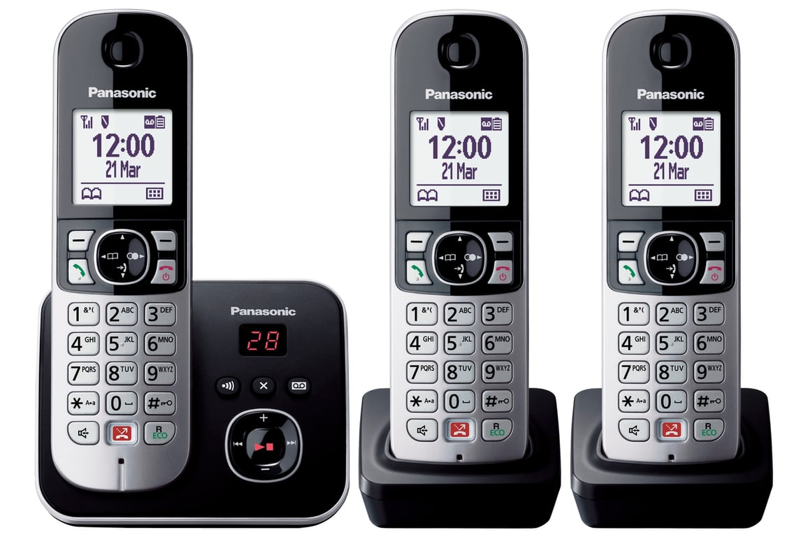 Panasonic DECT TRIO REP BLOCAGE AUTO DES APPELS PUB Argent - vue 2