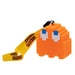 Fantome Pac-Man Asustado Naranja 6cm Bigben Audio LED Lámpara con Correa