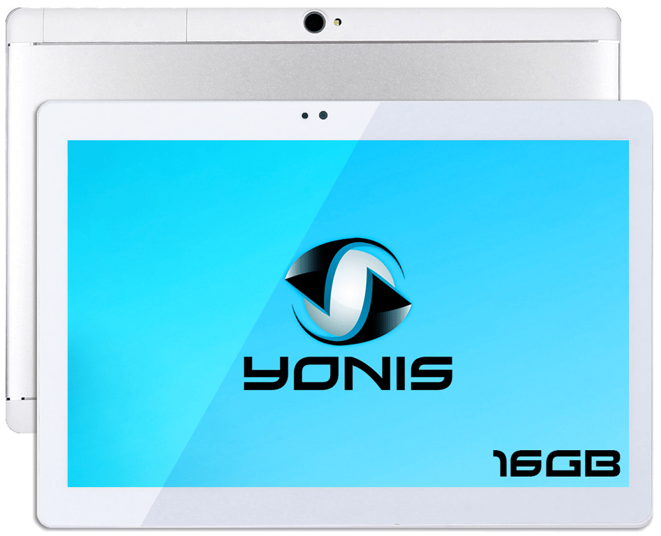 Tablette 10 Pouces Android Tactile Ips HD 1280 X 800P Double Sim Quad Core 16 Go YONIS